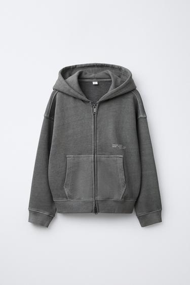Толстовка на молнии GARMENT DYE