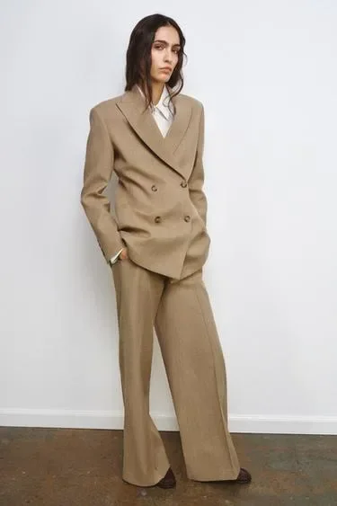 Zara Брюки из шерсти со стрелками — коллекция ZARA «ZW»