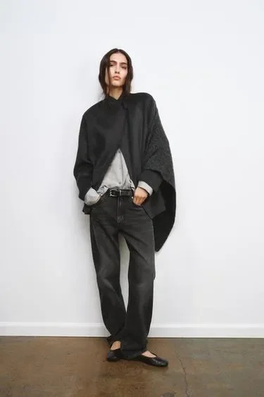 Блейзер из смесовой шерсти с платком — коллекция ZARA «ZW»