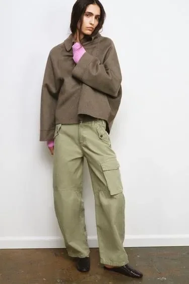 Куртка с шерстью и молнией — коллекция ZARA «ZW»