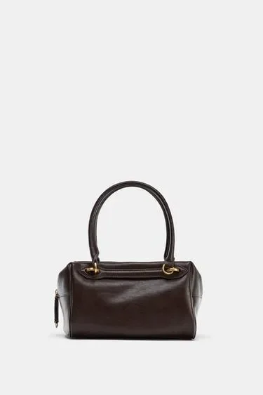Zara Сумка-боулинг формата мини купить с доставкой.