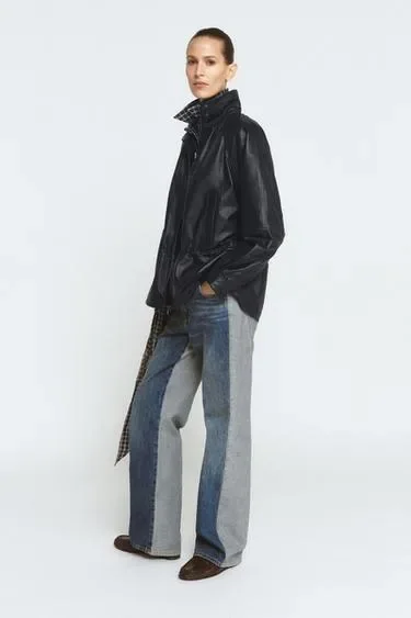 Куртка из 100% кожи — коллекция ZARA «ZW» 