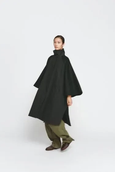 Накидка из смесовой шерсти — коллекция ZARA «ZW» 