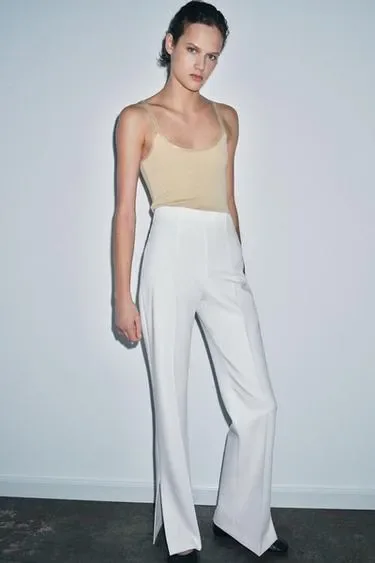Расклешенные брюки с разрезами коллекция ZARA «ZW»
