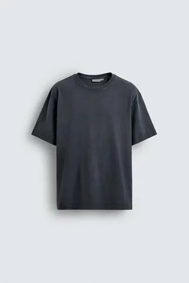 Zara Плотная футболка с короткими рукавами