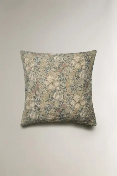 Zara Чехол для подушки с рисунком листьев от MORRIS и ко. купить с доставкой.