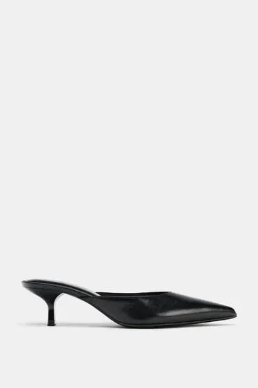 Zara Туфли-мюли с открытой пяткой