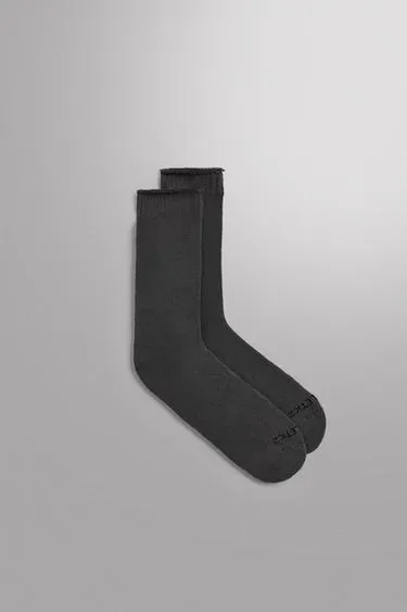 Носки из смесового хлопка с махровой изнанкой