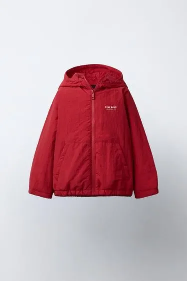 Zara Пуховик с капюшоном купить с доставкой.
