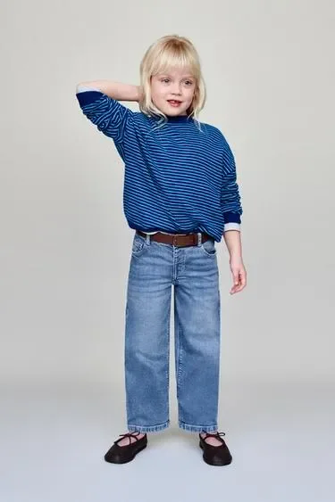 Zara Удобные джинсы-кюлоты