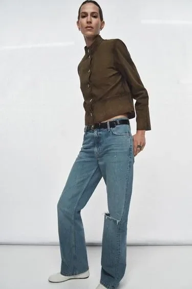 Куртка из 100% кожи — коллекция Zara «Zw»
