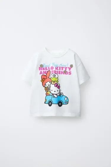Футболка с машиной Hello Kitty And Friends © Sanrio- Заказать в России