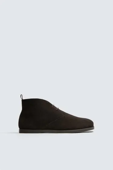 Zara Кожаные ботинки купить с доставкой.