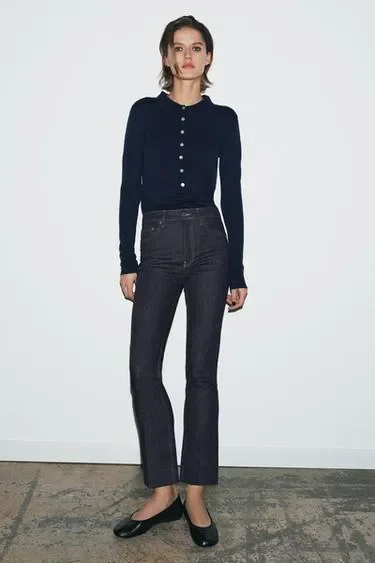 Джинсы  со средней посадкой — коллекция Zara «Zw»