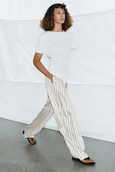 Топ с короткими рукавами — коллекция ZARA «ZW»