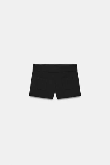 Zara Мини-шорты с карманами