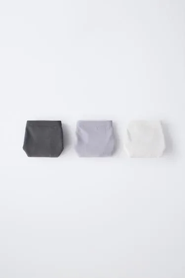 Набор из трех безшовных кюлот zara для возраста 8-14 лет