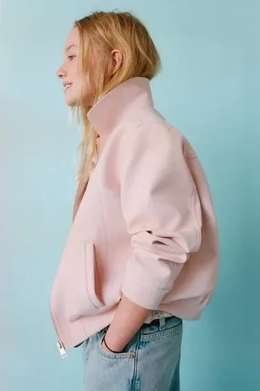 Zara Бомбер из искусственной кожи купить с доставкой.