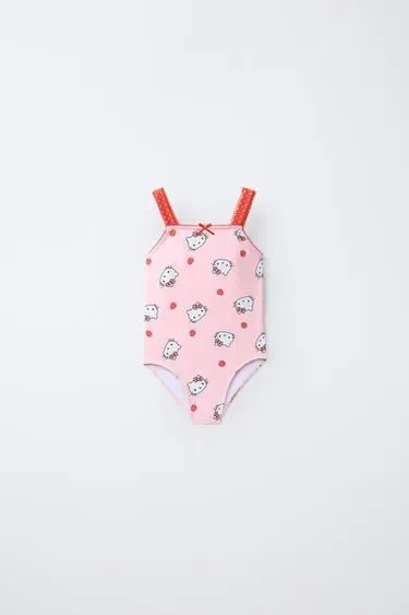 2-6 лет/купальник с принтом HELLO KITTY © SANRIO