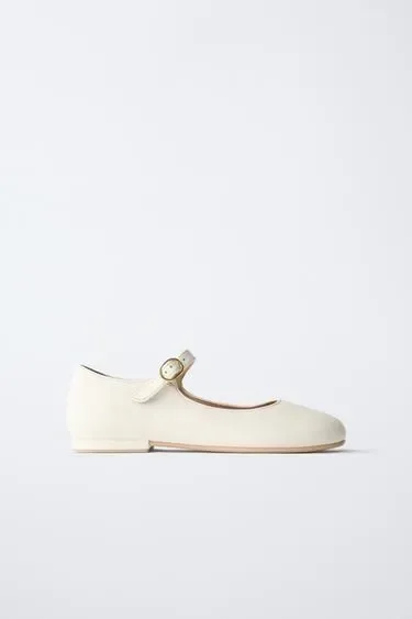 Zara Кожаные туфли купить с доставкой.
