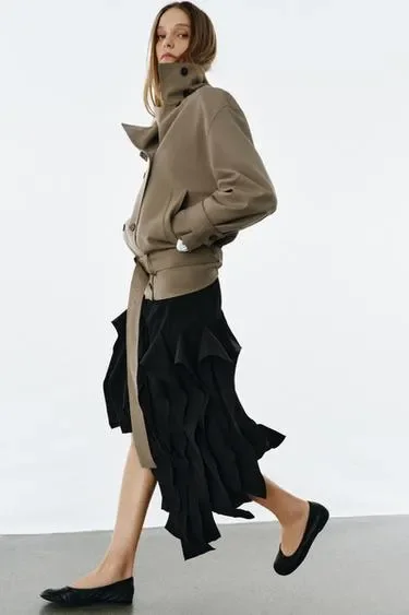 Юбка асимметричного кроя — коллекция ZARA «ZW» купить с доставкой.