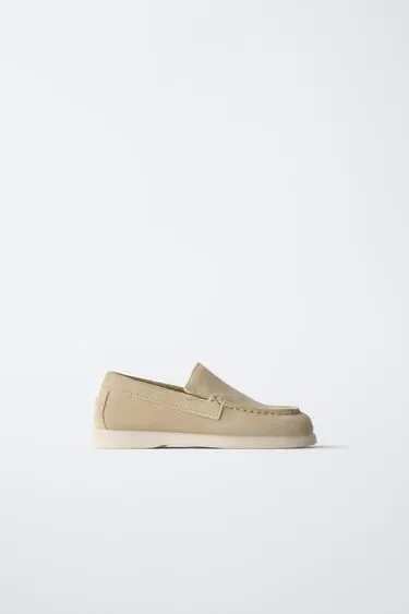 Zara Кожаные топсайдеры