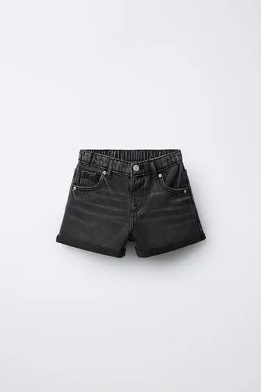 Zara Джинсовые шорты «мом фит»