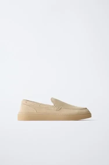 Zara Кожаные топсайдеры