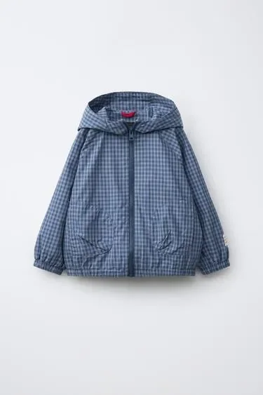 Zara Легкая куртка в клетку