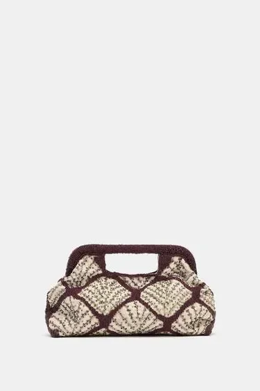 Zara Клатч с декоративными деталями