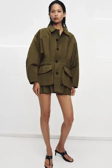 Куртка с карманами — коллекция ZARA «ZW»