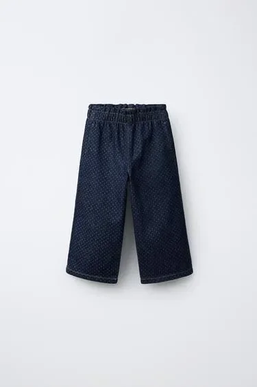 Zara Джинсы  в горошек