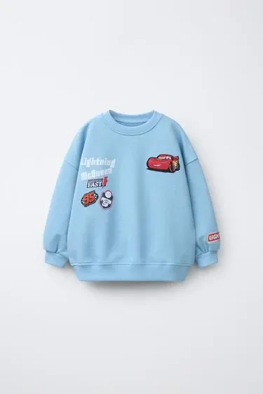 Zara Толстовка с принтом CARS LIGHTNING MCQUEEN © DISNEY