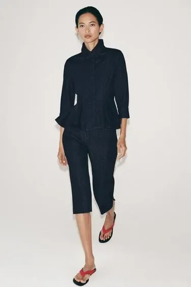 Джинсы капри — коллекция ZARA «ZW»
