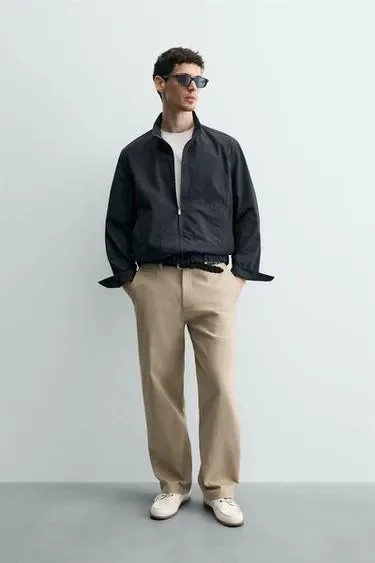 Zara Бомбер в клетку классического кроя