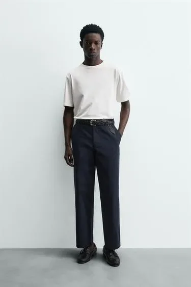Zara Футболка среднего веса с коротким рукавом