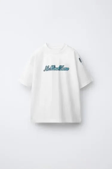 Zara Футболка с принтом SKATE PIXEL