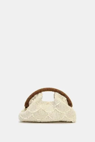 Zara Клатч с декоративными деталями