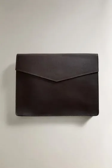Zara Кожаная папка для документов