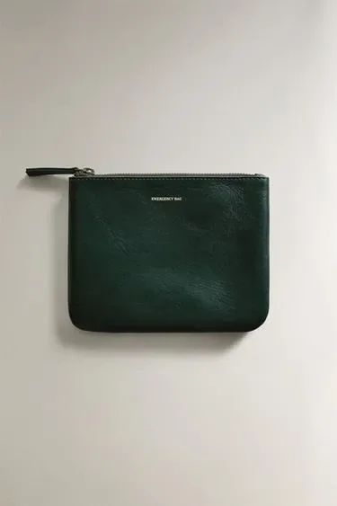 Сумка для товаров первой необходимости EMERGENCY BAG из кожи