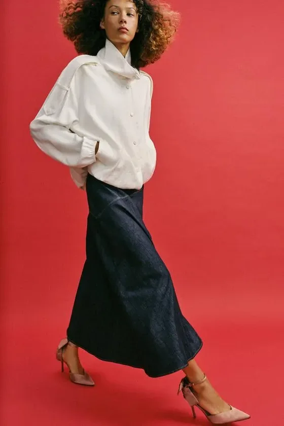 Атласные туфли с бантом