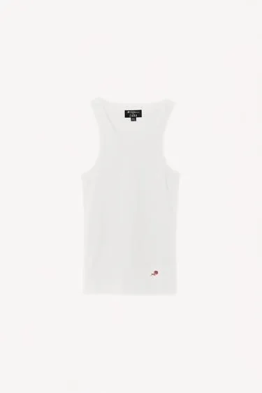 Футболка-майка rib tank top willy chavarria x zara