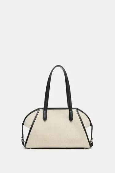 Zara Сумка-боулинг на плечо купить с доставкой.
