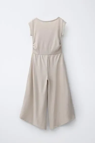 Zara Длинный комбинезон в полоску