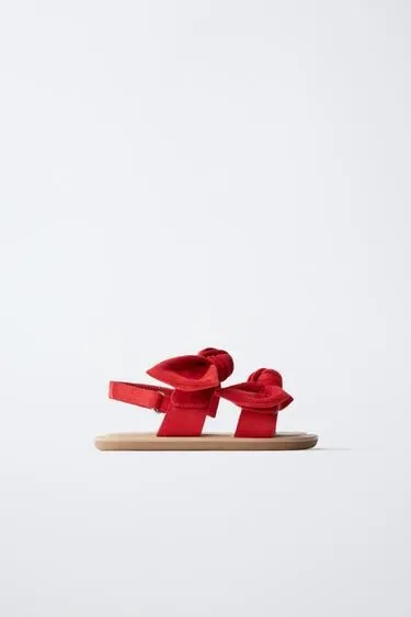 Zara Сандалии с бантами