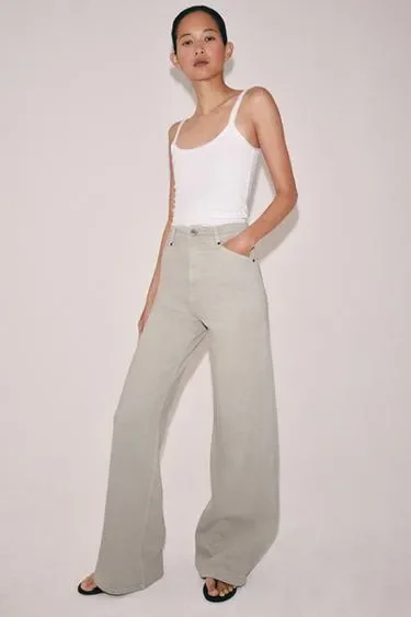 Джинсы с высокой посадкой — коллекция Zara «Zw»