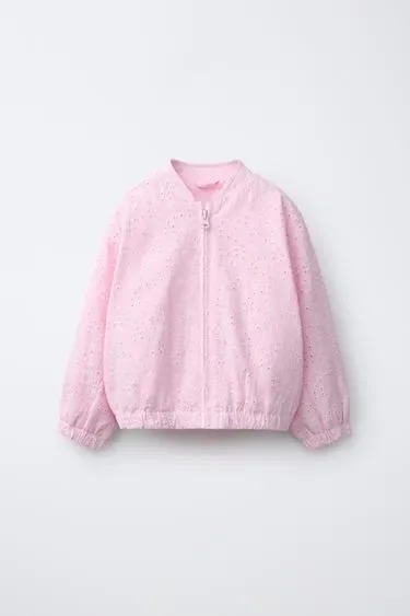 Zara Куртка с вышивкой шиффли