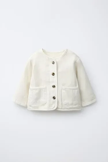 Zara Куртка из саржи купить с доставкой.