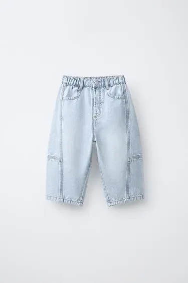 Zara Джинсы  CANVAS с разрезами купить с доставкой.