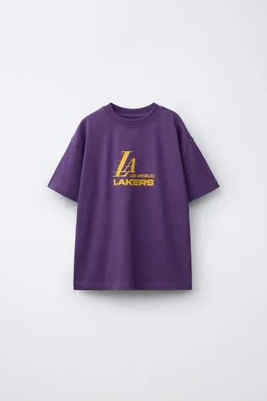 Футболка с принтом NBA - LOS áNGELES LAKERS купить с доставкой.